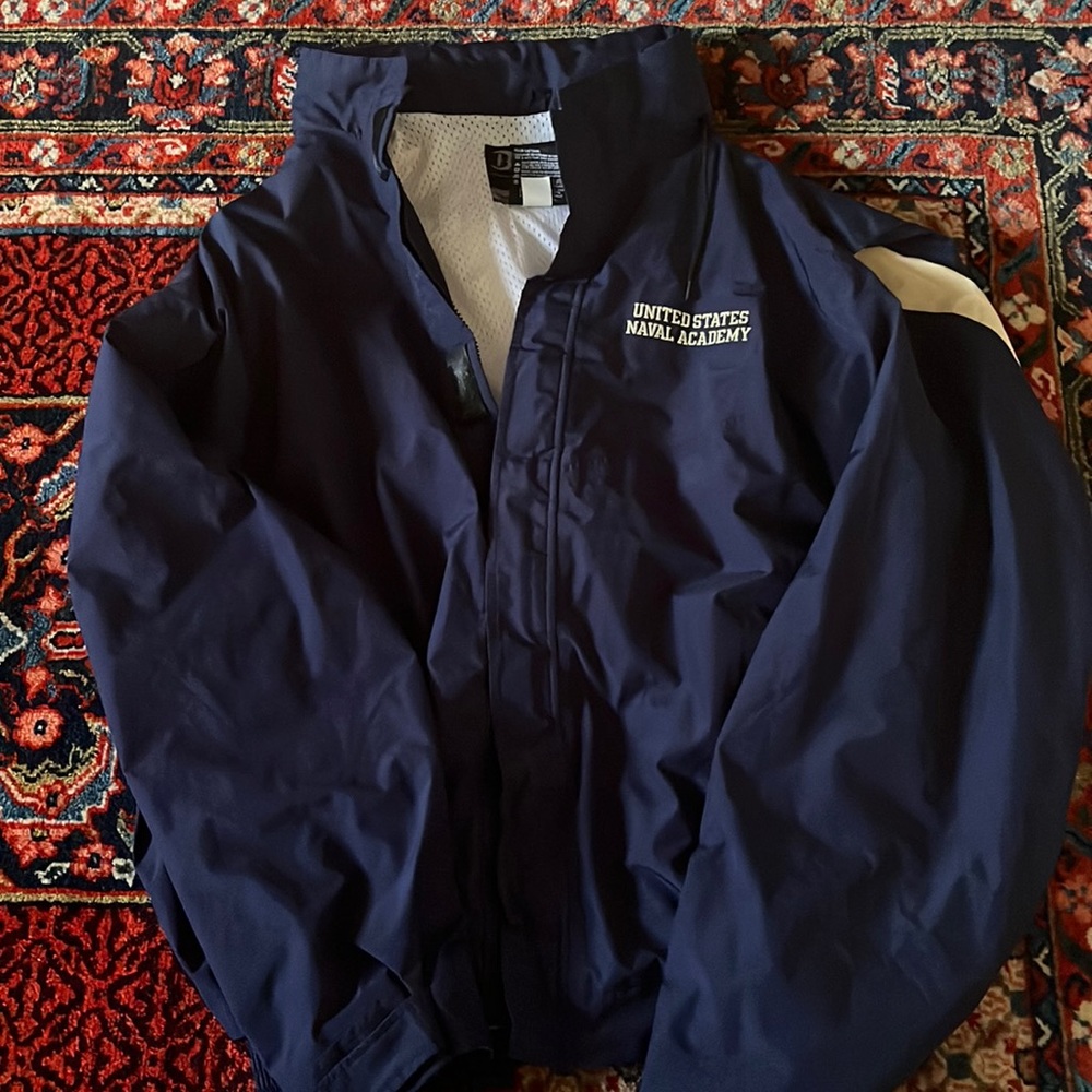 (Vintage) Embroidered Gore-Tex United States Naval Academy Windbreaker